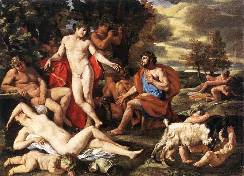 Midas and Bacchus, Nicolas Poussin